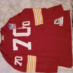 NFL Throwback Jersey #70 Sam Huff 1969 Washington Redskins